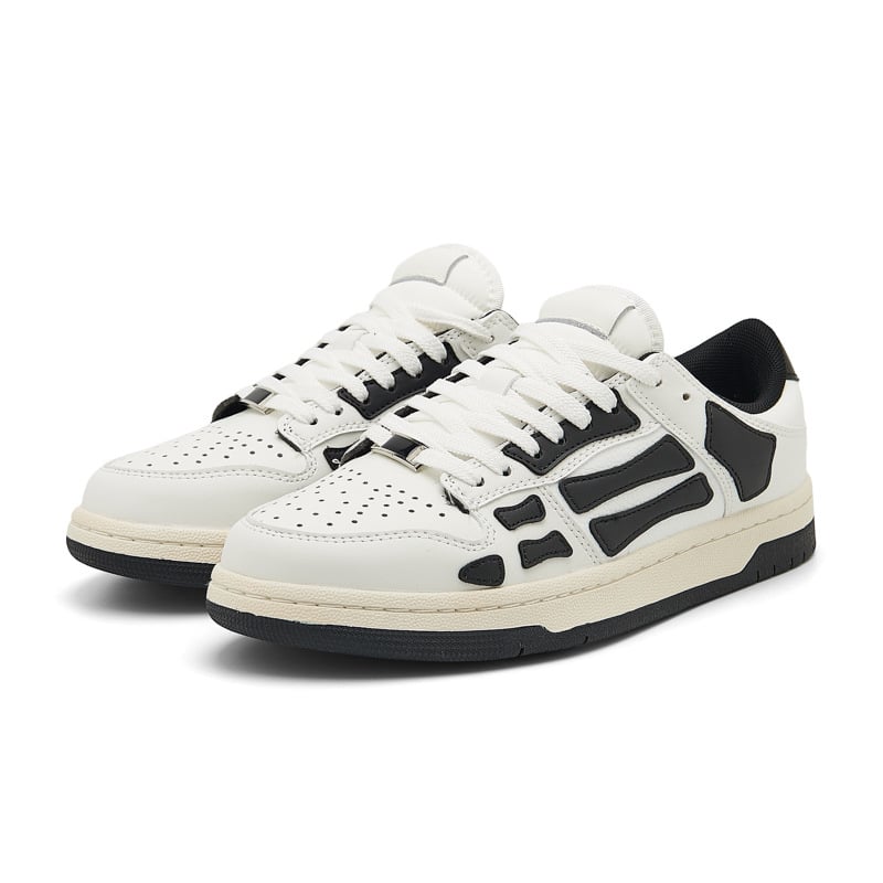 Мъжки скейт обувки от телешка кожа с гумена подметка – пролетни ежедневни спортни обувки