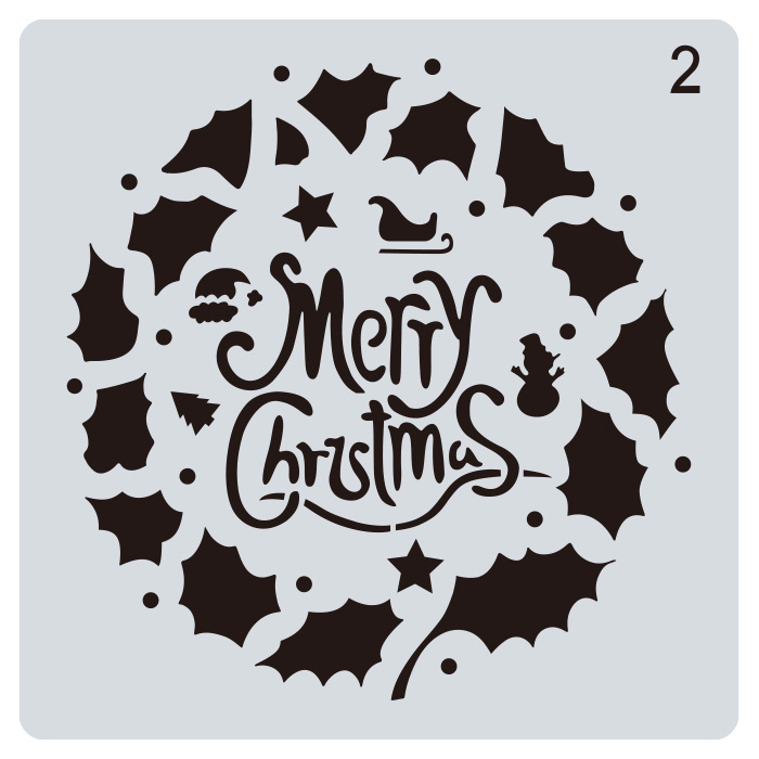 Коледен шаблон за рисуване и DIY дневник • Материал: PET • Внос: Не • IP разрешение: Не • Лицензируем частен етикет: Не