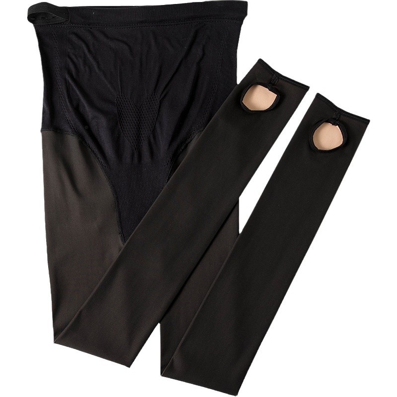 Trudničke tajice za jesen-zimu, bez šavova, debele poliester, tople, visoka elastičnost