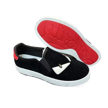 Casual tenisice Little Monster s motívom, slip-on sa elastikom; gornji dio od prvog sloja kože, EVA ulošak, mrežasti podstavak, gumeni đon, injekijski oblikovan đon; prozračan, lagan, protuklizan