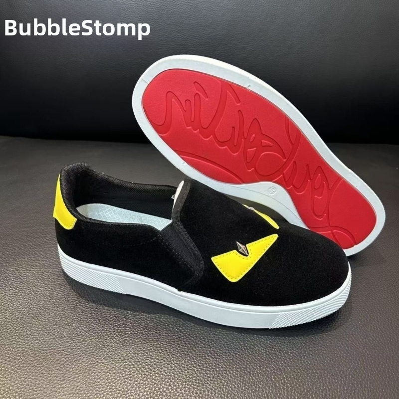 Casual tenisice Little Monster s motívom, slip-on sa elastikom; gornji dio od prvog sloja kože, EVA ulošak, mrežasti podstavak, gumeni đon, injekijski oblikovan đon; prozračan, lagan, protuklizan