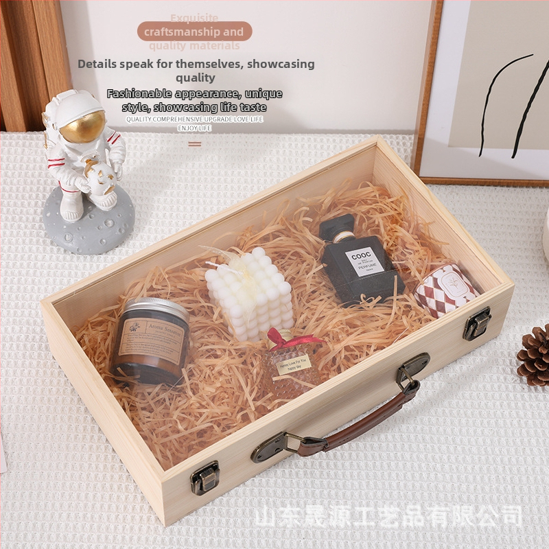 Drvena kutija za poklon za nakit i sačuvane cvijeće, s logom, oznaka protiv krivotvorenja, model 3-10