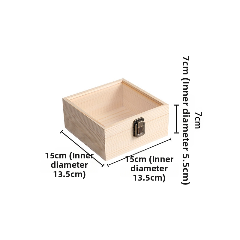 Drvena kutija za poklon za nakit i sačuvane cvijeće, s logom, oznaka protiv krivotvorenja, model 3-10