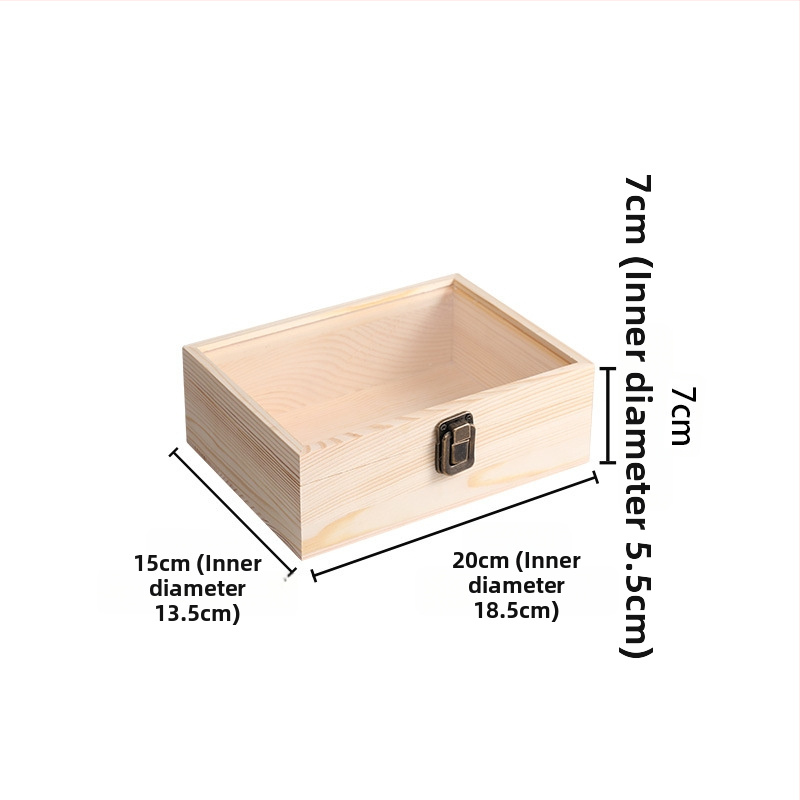 Drvena kutija za poklon za nakit i sačuvane cvijeće, s logom, oznaka protiv krivotvorenja, model 3-10