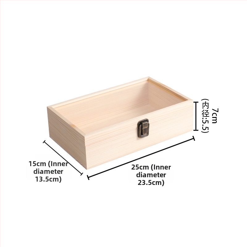 Drvena kutija za poklon za nakit i sačuvane cvijeće, s logom, oznaka protiv krivotvorenja, model 3-10