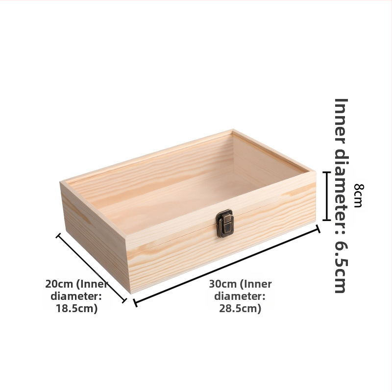 Drvena kutija za poklon za nakit i sačuvane cvijeće, s logom, oznaka protiv krivotvorenja, model 3-10