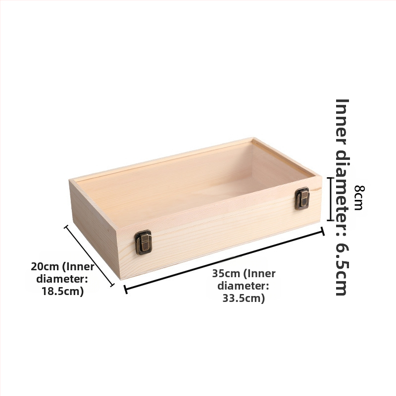 Drvena kutija za poklon za nakit i sačuvane cvijeće, s logom, oznaka protiv krivotvorenja, model 3-10