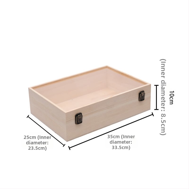 Drvena kutija za poklon za nakit i sačuvane cvijeće, s logom, oznaka protiv krivotvorenja, model 3-10