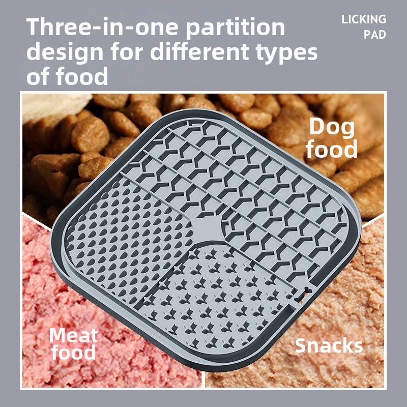 Szilikon nyalogató párna és lassú etető tál, több specifikáció, 50 db csomag