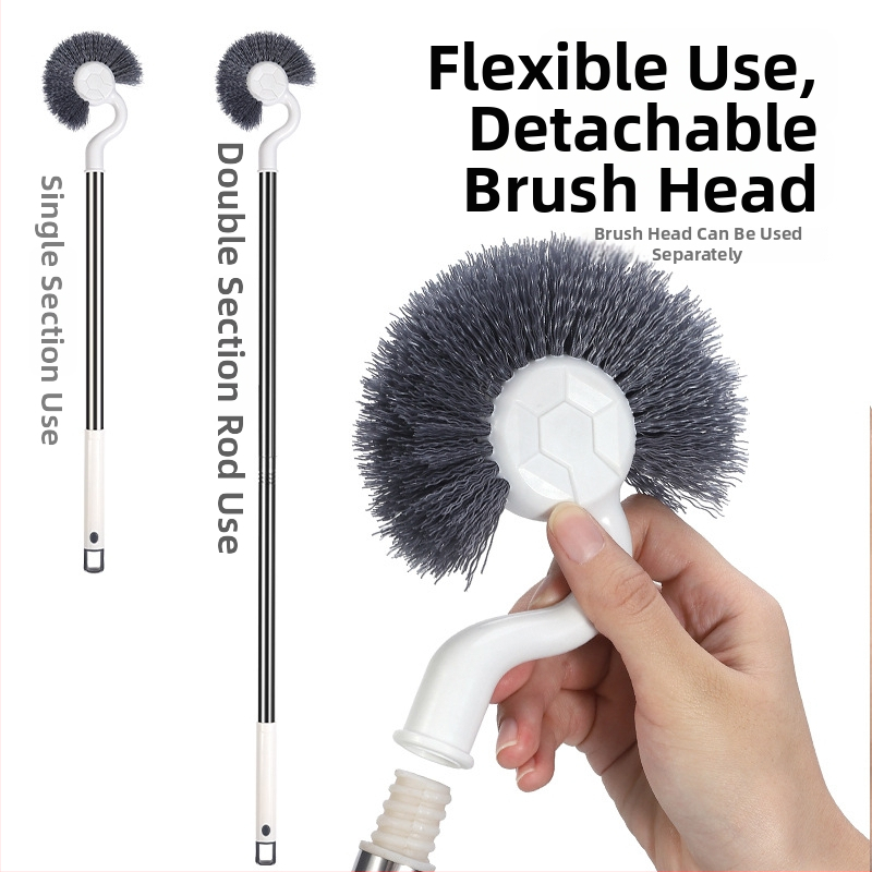 Четка за аквариум за почистване с удължено регулируемо тяло, премахване на водорасли, пластмасова конструкция