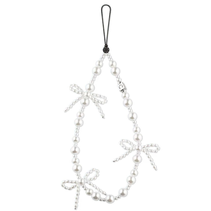 Narukvica za telefon na zapešće inspirirana Ouyang Nana — motiv šume i bijeli jelen (Materijal: matična biserna; Tip: narukvica za zapešće; Izlazak: proljeće 2025)