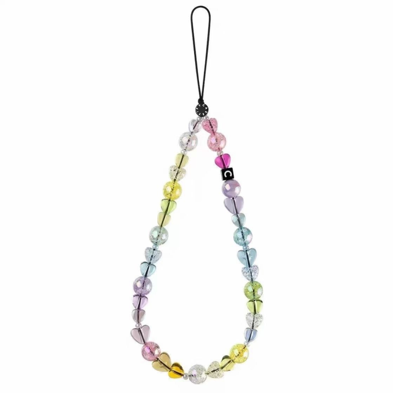 Narukvica za telefon na zapešće inspirirana Ouyang Nana — motiv šume i bijeli jelen (Materijal: matična biserna; Tip: narukvica za zapešće; Izlazak: proljeće 2025)