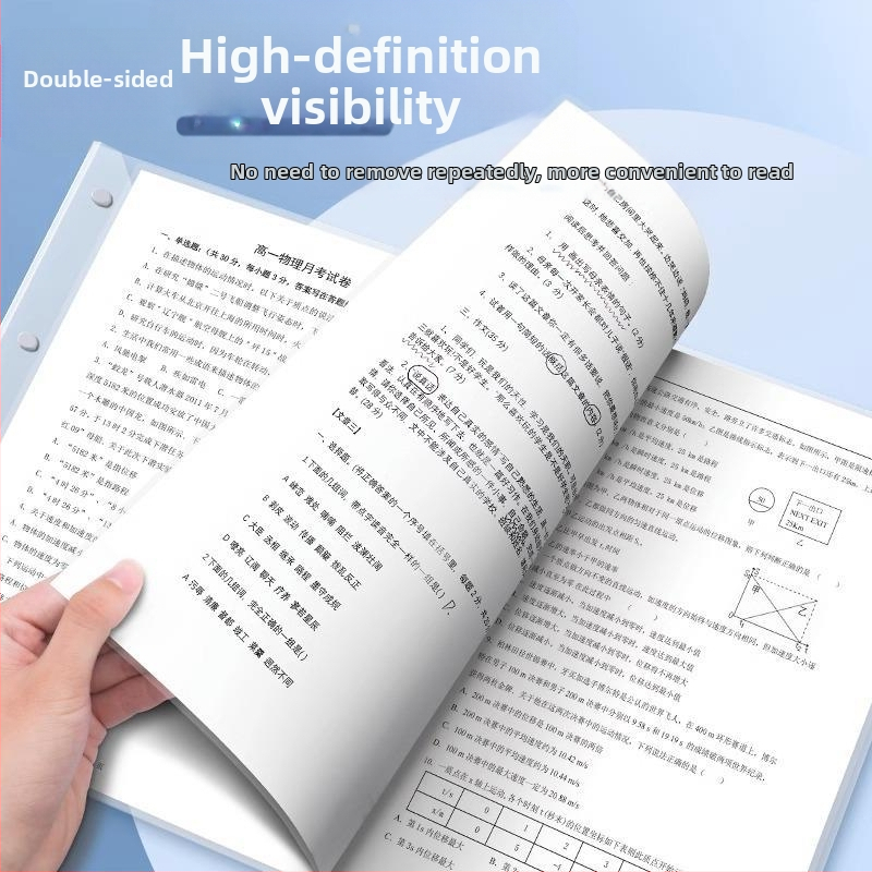 Sijin plastová zložka na dokumenty s priehľadnými vložkami, viacvrstvový organizátor, model CG002944, kapacita 60/40 strán