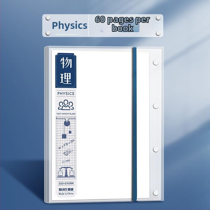 Sijin plastová zložka na dokumenty s priehľadnými vložkami, viacvrstvový organizátor, model CG002944, kapacita 60/40 strán