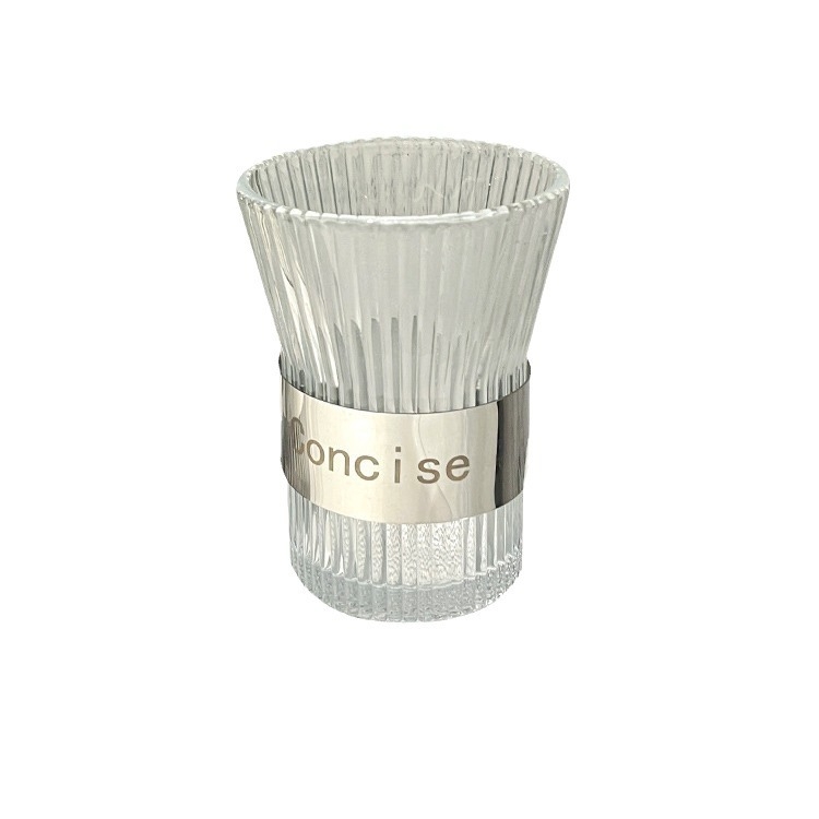 Set čašica za četkicu i čaša za ispiranje s držačem za pohranu, za parove, moderan minimalistički dizajn, cilindričan oblik