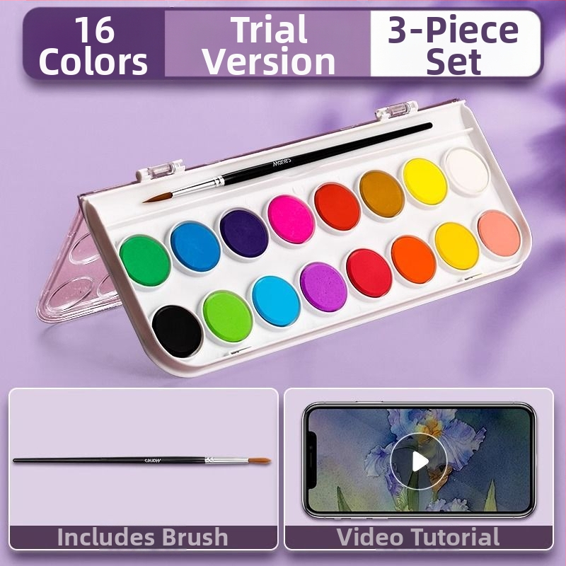 Set akvarel pre študentov — Marley/Marie's značka, materiál: akvarel, balenie: krabička, určenie: maľovanie vodovkami.