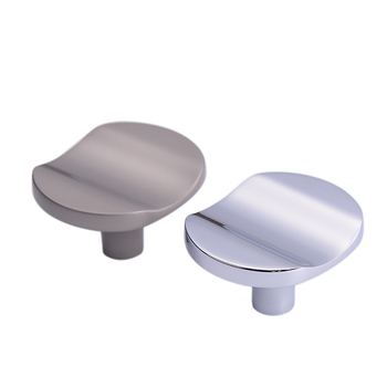 Mâner pentru ușă de dulap – cu gaură unică, aliaj zinc, stil modern minimalist, placare electroplatină