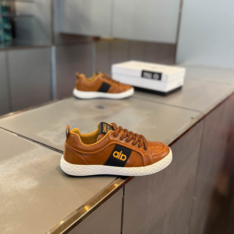 Muške tenisice s vezicama, casual stil, sintetička koža, niski gornji dio, okrugli vrh, proljeće