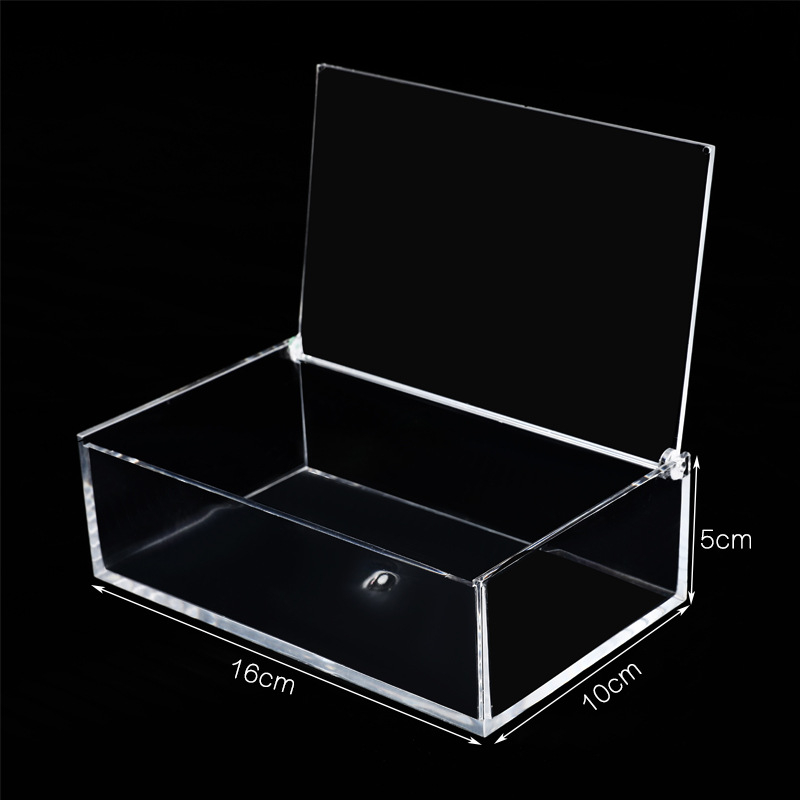 Mikro tájkép akril doboz DIY élelmiszer-tároláshoz fedéllel, PS injekciós forma, modell JA-3010