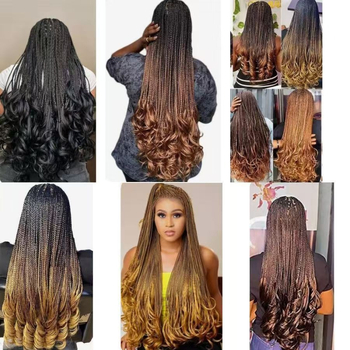 Kose s labavim valovima, prirodni stil, paruka od domaćeg svilenog materijala, bez bojenja ili perm