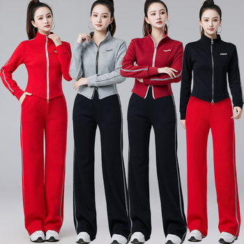 Lotus butterfly ženski set za kvadratni ples, sportsko- casual, s dugim rukavima i stojećim ovratnikom