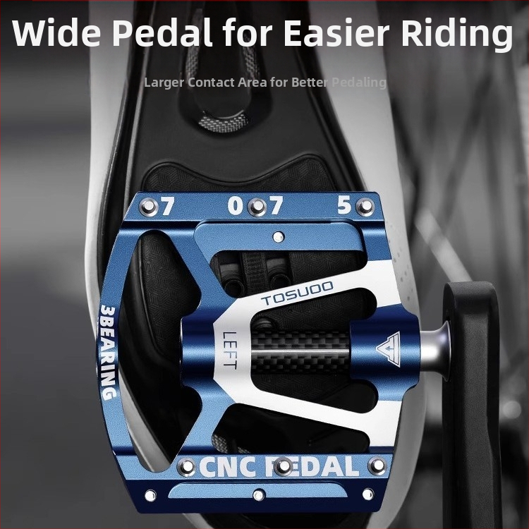 Pedálok hegyi és országúti kerékpárokhoz, modell JT1697, anyag: alumínium ötvözet + molibdén acél, univerzális illeszkedés