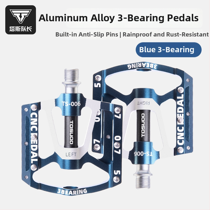 Pedálok hegyi és országúti kerékpárokhoz, modell JT1697, anyag: alumínium ötvözet + molibdén acél, univerzális illeszkedés