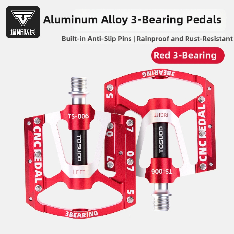 Pedálok hegyi és országúti kerékpárokhoz, modell JT1697, anyag: alumínium ötvözet + molibdén acél, univerzális illeszkedés