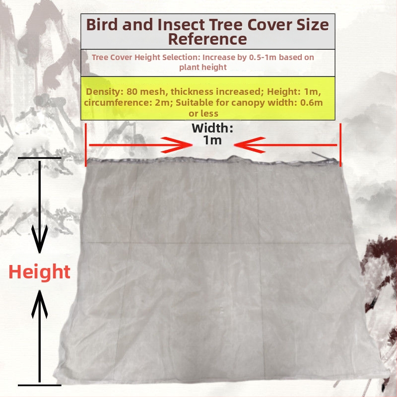 Trojčlenná súprava sieťového krytu proti škodcom pre ovocné stromy a zeleninu — ochrana proti bielej mušky, vtákom a slnku (Značka Unique)