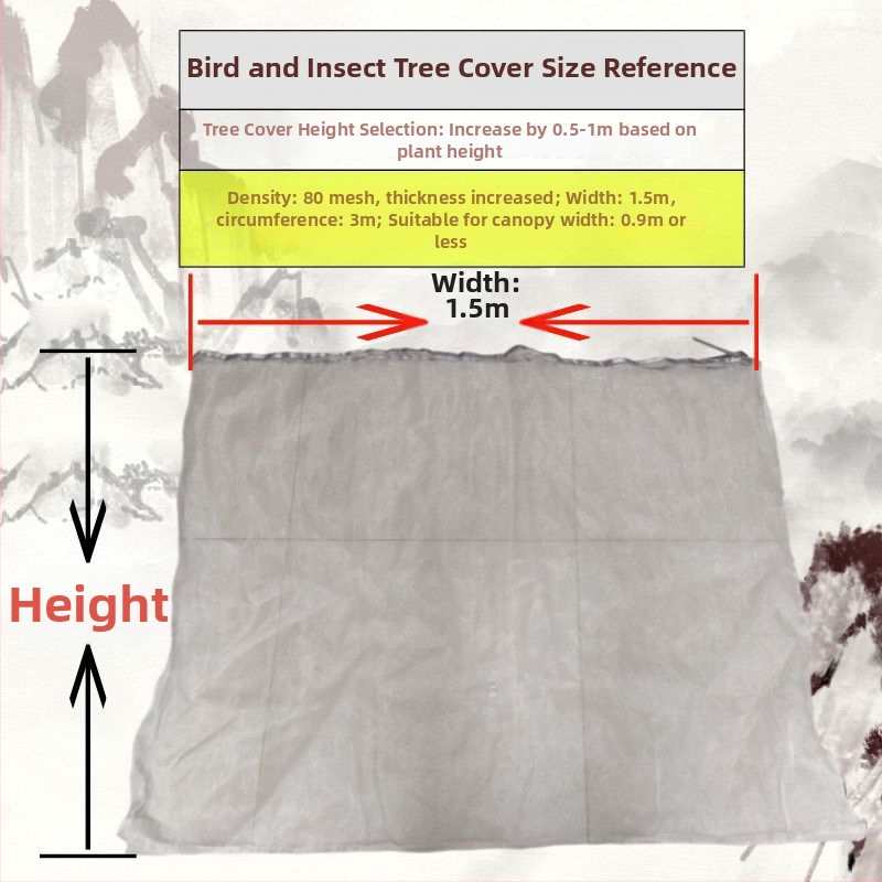 Trojčlenná súprava sieťového krytu proti škodcom pre ovocné stromy a zeleninu — ochrana proti bielej mušky, vtákom a slnku (Značka Unique)