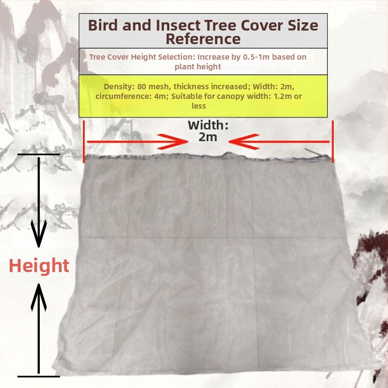 Trojčlenná súprava sieťového krytu proti škodcom pre ovocné stromy a zeleninu — ochrana proti bielej mušky, vtákom a slnku (Značka Unique)