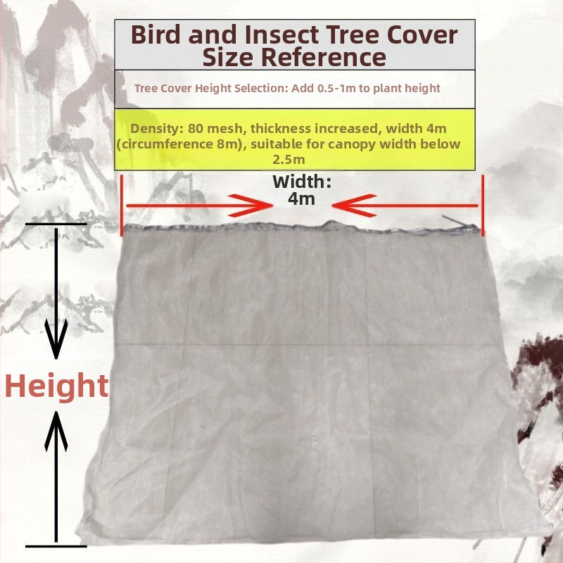Trojčlenná súprava sieťového krytu proti škodcom pre ovocné stromy a zeleninu — ochrana proti bielej mušky, vtákom a slnku (Značka Unique)