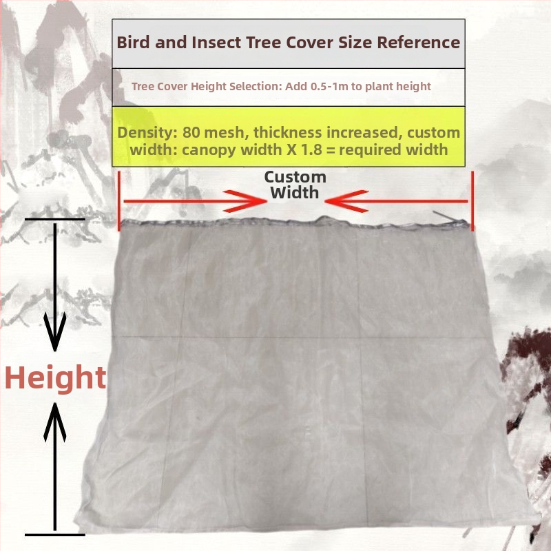 Trojčlenná súprava sieťového krytu proti škodcom pre ovocné stromy a zeleninu — ochrana proti bielej mušky, vtákom a slnku (Značka Unique)