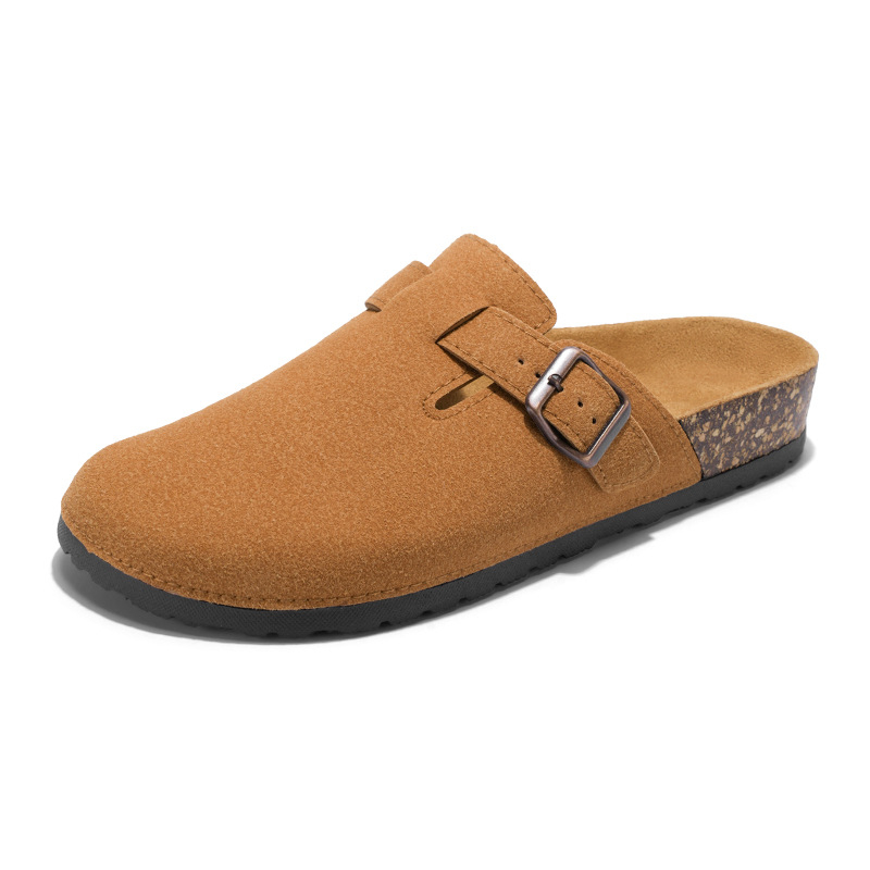 Muške slip-on papuče za ležerni stil, gornji dio PU, gumeni potplat, proljetno izdanje 2025