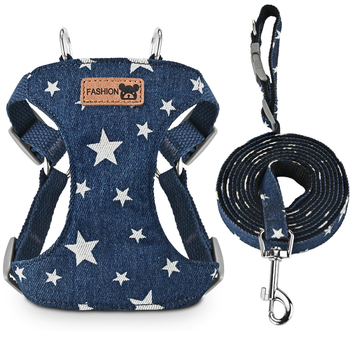 Denim postroj za pse, Miran, podesiv