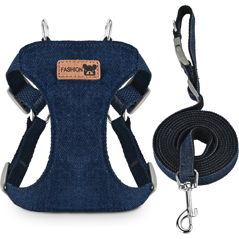 Denim postroj za pse, Miran, podesiv