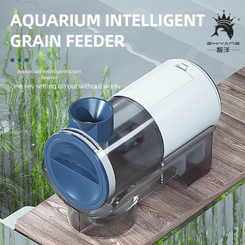 Zhiyang hranilnik automat pentru acvariu – alimentare programată cu peleti pentru pești ornamentali, material ABS