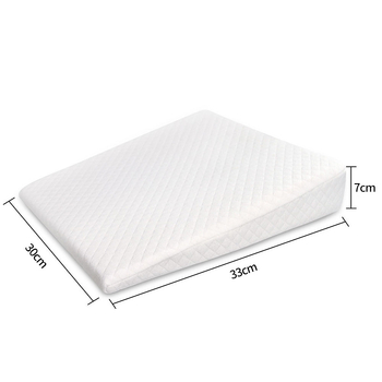 Jastuk za dojenje za bebu i trudnoću - jezgra od memorijske pjene, pravokutni oblik, navlaka od poliestera i pamuka, minimalistički stil