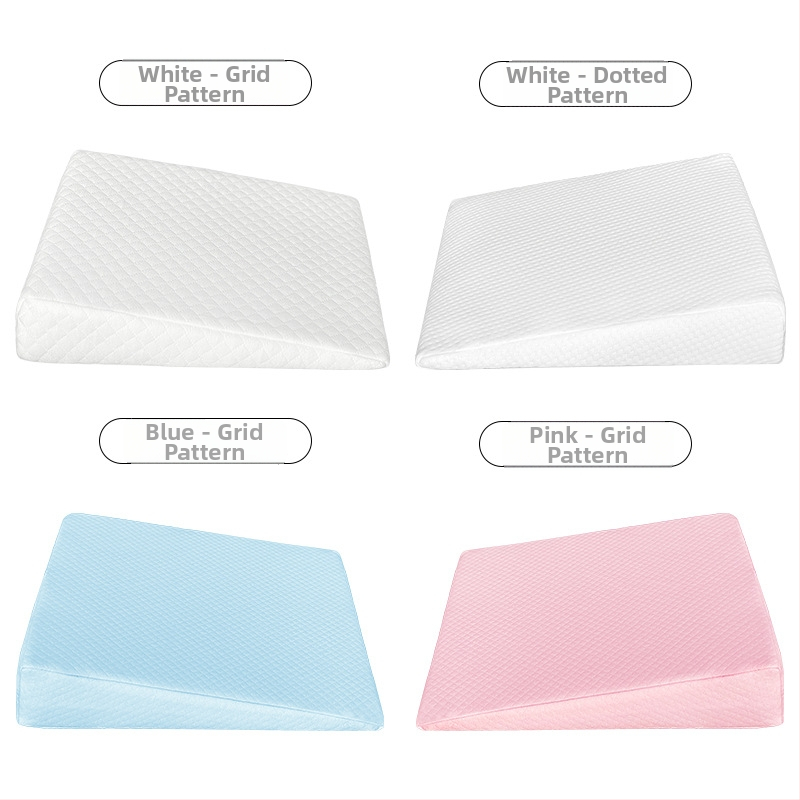 Jastuk za dojenje za bebu i trudnoću - jezgra od memorijske pjene, pravokutni oblik, navlaka od poliestera i pamuka, minimalistički stil
