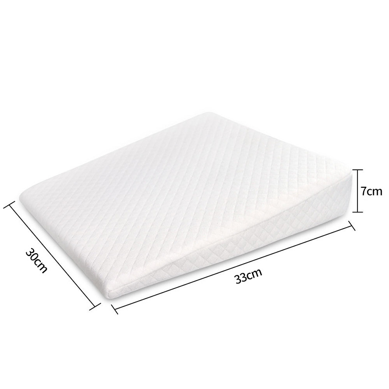 Jastuk za dojenje za bebu i trudnoću - jezgra od memorijske pjene, pravokutni oblik, navlaka od poliestera i pamuka, minimalistički stil