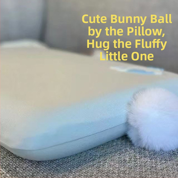 Dječji jastuk od memorijske pjene s odvojivim i perivim jezgrom, pravokutnog oblika, potpora za vrat, prilagodljiv