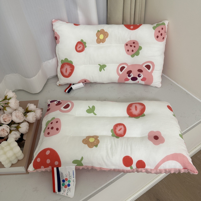 Παιδικό μαξιλάρι-φασόλι με ορθογώνιο σχήμα και σχέδιο καρτούν, γέμισμα από ίνες σόγιας, πολυεστερικό ύφασμα, βάρος έως 0,5 kg