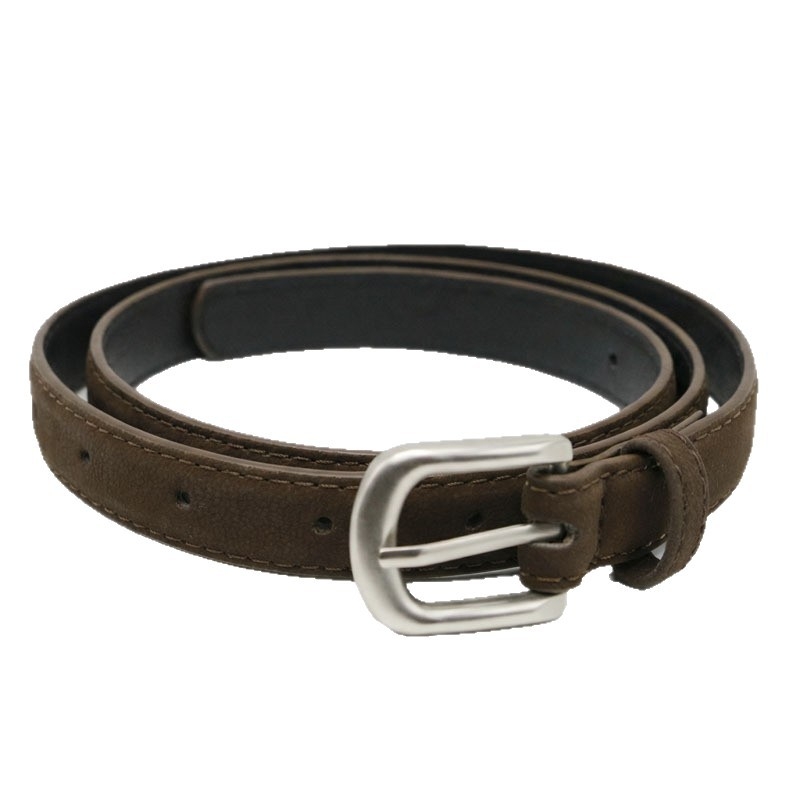 Korejski stil INS modni PU kaiš s kopčom od legure, zaključavanje iglom, uska širina <2 cm, porijeklo Guangzhou