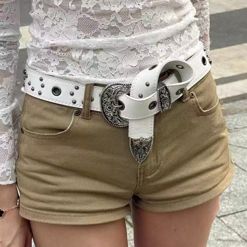 PU remen s metalnom kopčom, kopča s iglom, spojni dizajn, stil osobni/hip-hop/rodno neutralan