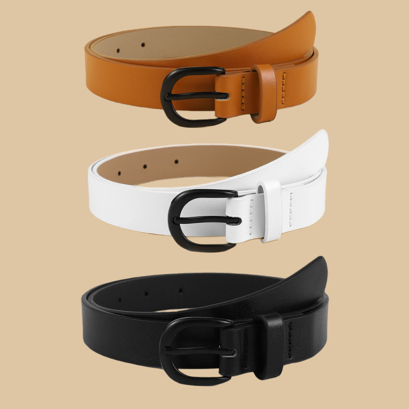 Ženski kaiš s metalnom kopčom u vintage stilu, PU koža; kopča: pin; širina: 2–4 cm; porijeklo: Jinhua.