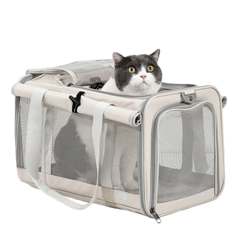 Geantă de transport pentru animale de companie, pentru pisici și câini mici, din poliester,capacitate 37845, duritate medie spre moale, pentru purtare manuală și călătorii cu mașina