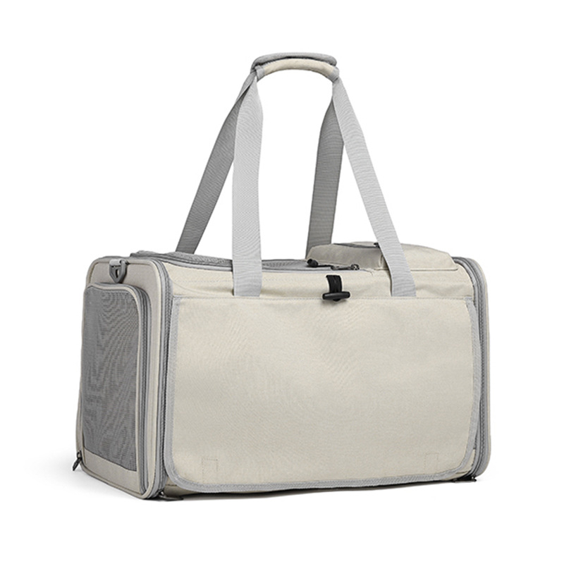 Geantă de transport pentru animale de companie, pentru pisici și câini mici, din poliester,capacitate 37845, duritate medie spre moale, pentru purtare manuală și călătorii cu mașina