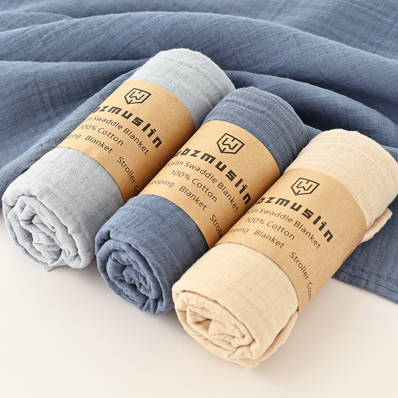 Înfășare pentru nou-născuți — Small Checkered Swaddle, 100% bumbac, model monocrom