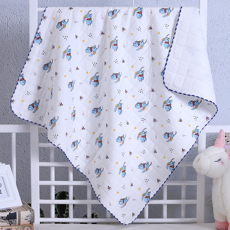 Cuvertură wrap din bumbac pentru bebeluși – moale pentru nou-născuți (0–12 luni), cu modele animale/desene animate, potrivită pentru primăvară, toamnă și iarnă