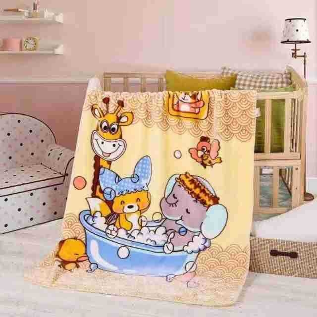 Pătură pentru copii, în stil cartoon, din fibră chimică, 500–800 g, pentru toate anotimpurile, potrivită pentru copii între 3 și 12 ani